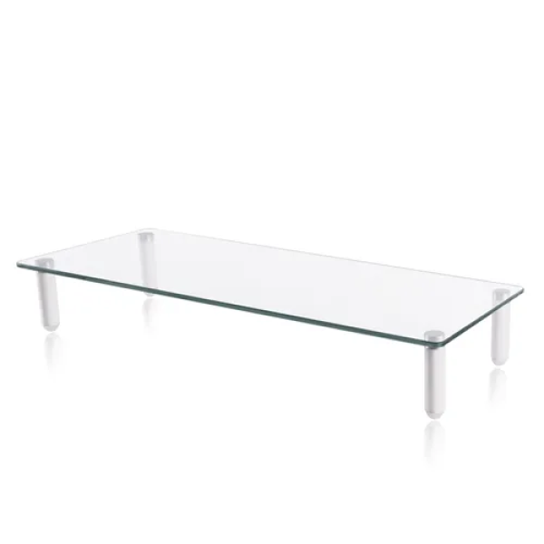 Suport monitor de birou, neomounts by newstar plasma-m1700e, suporta pana la 25kg, transparent