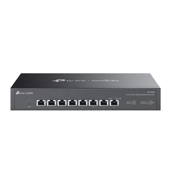 Switch tp link omada 8-port 10g , standarde ieee 802.3, 802.3u, 802.3ab, 802.3x, 802.1p, 802.3an, 802.3bz, interfata 8× 100mbps/1gbps/2.5gbps/5gbps/10gbps ports,auto-negotiation, auto- mdi/mdix, capacitate 160 gbps