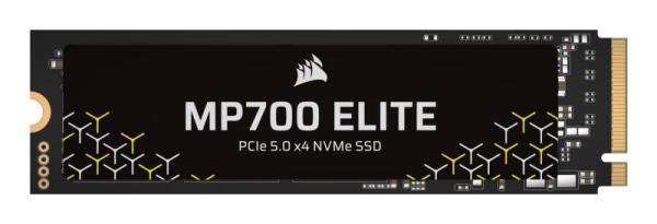 Ssd corsair mp700 elite 2tb pcie 5.0 gen5 x4 nvme m.2, viteza de citire 10000 mb/s, viteza de scriere 8500 mb/s