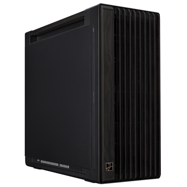 Carcasa asus proart pa602 wood edition metal mid tower argb negru, tempered glass, sloturi expansiune 8+2 aditional verticale, drive bays: 4x3.5"/2.5" 4x2.5", ventilatoare suportate: 6 (spate: 1x120mm sau 1x140mm, fata: 2x200mm, sus: 3x120mm sau 3x140mm),