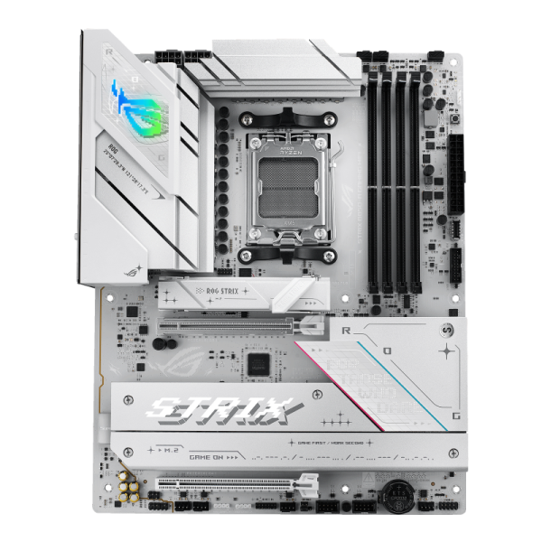 Placa de baza asus rog strix b850-a gaming wifi am5, 4x ddr5, 1x dp 1x hdmi, 2x pcie 5.0 x16 1x pcie 4.0 x16, 4x m.2, 2x sata 6gb/s, atx