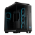 Carcasa asus tuf gaming gt502 horizon mid tower argb negru, tempered glass, sloturi expansiune 8+ 3 aditional verticale, drive bays: 2x3.5" 2x2.5", ventilatoare suportate: 4 (spate: 1x120mm, sus: 3x120mm sau 2x140mm), format placa de baza suportat: mini-i