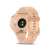 Ceas garmin vívoactive 6 display amoled, dimensiune afisaj 30.4 mm, rezolutie afisaj  390 x 390 pixeli, memorie 8gb, autonomie până la 11 zile (5 zile cu afişajul permanent pornit) rezistanta la apa pana la 5 atm, greutate: 23g, ramă pink dawn cu curea bo