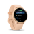 Ceas garmin vívoactive 6 display amoled, dimensiune afisaj 30.4 mm, rezolutie afisaj  390 x 390 pixeli, memorie 8gb, autonomie până la 11 zile (5 zile cu afişajul permanent pornit) rezistanta la apa pana la 5 atm, greutate: 23g, ramă pink dawn cu curea bo