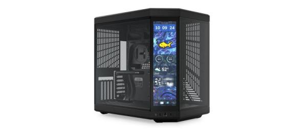 Carcasa hyte y70 mid tower pitch black, tempered glass, sloturi expansiune 11, drive bays: 2x3.5" 2x2.5", ventilatoare suportate: 9 x120mm sau 7x 140mm (lateral: 3x120mm/2x140mm, sus: 3x120mm/2x140mm, spate: 1x120mm/1x140mm, jos: 2x120mm/2x140mm) , format