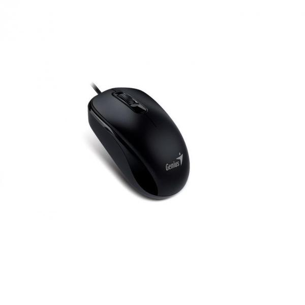 Mouse genius cu fir, g-31010116107, optic, dx110, 1200dpi, negru, plug and play, usb