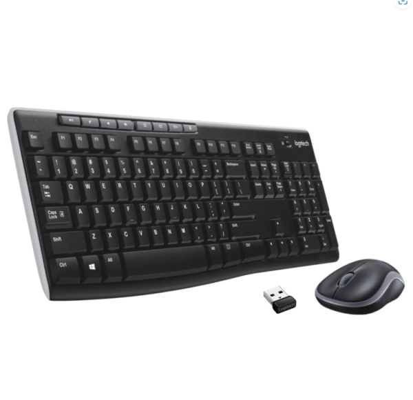 Kit logitech wireless mk270, usb, black, 920-004508