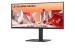 Monitor lg 34" 34ba85qe-b.aeu, curvature: 3800r, diagonal (inch): 34, diagonal (cm): 86.7, aspect ratio: 21:9, panel: ips, resolution: 3440x1440, refresh rate: 60hz, response time gtg: 5ms, brightness (max): 300 cd/m², contrast (static) : 1000:1, viewing 