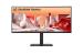 Monitor lg 34" 34ba85qe-b.aeu, curvature: 3800r, diagonal (inch): 34, diagonal (cm): 86.7, aspect ratio: 21:9, panel: ips, resolution: 3440x1440, refresh rate: 60hz, response time gtg: 5ms, brightness (max): 300 cd/m², contrast (static) : 1000:1, viewing 