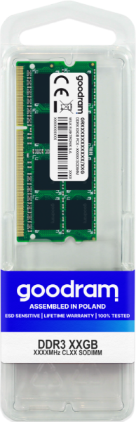 Memorie ram notebook goodram ddr3 4gb 1600mhz cl 11
