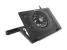 Stand/cooler laptop genesis oxid 450 rgb , dimensiune maxima laptop 15.6", 4 ventilatoare de 140 mm + 1 ventilator 140 mm, iluminare rgb, viteza de rotatie 2400 rpm cele de 60mm si 1100 rpm cel de 140mm, hub usb incorporat, dimensiuni 360 x 260 x 40 mm