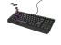 Tastatura gaming mecanica cu fir genesis thor 230 tkl, iluminare rgb, swtich linear, switch model outemu red, numar taste 87, 11 butoane multimedia, lungime cablu 1.6m, dimensiuni 363 x 155 x 39 mm, negru