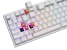 Tastatura gaming mecanica cu fir genesis thor 404, iluminare rgb, 107 taste, 11 butoane multimedia, alb