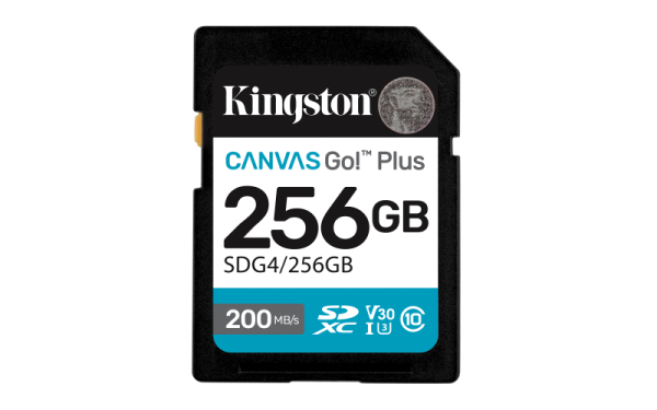 Card de memorie microsdxc kingston 256gb canvas go plus cl10