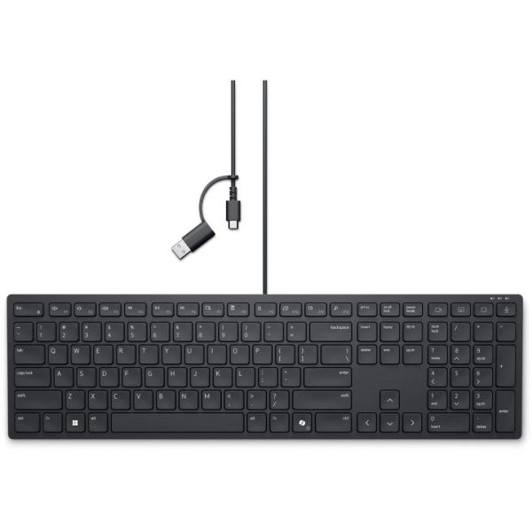 Dell wired collaboration keyboard - kb525c  us international (qwerty)