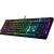 Tastatura mecanica gaming blackwidow v4 x (yellow switch), layout us, taste abs, layout us, cu 6 butoane customizabile, negru