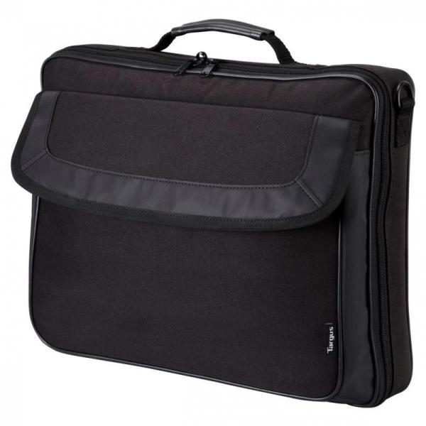 Geanta laptop targus, tar300, pentru laptopuri de pana la 15.6", material poliester, negru