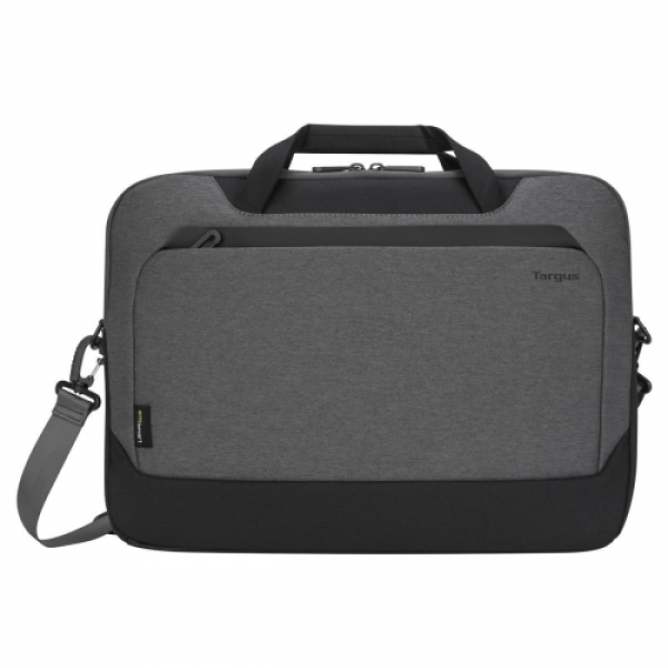 Geanta laptop slim targus cypress, ecosmart, pentru laptopuri de 15.6" sau mai mici, material eco 300, dimensiuni: 42 x 4.5 x 35 cm, dimensiune compartiment laptop: 38.7 x 26.5 x 2.5 cm, greutate 0.76 kg, gri