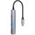 Hub usb 3.1 tellur, 4 port: 2xusb 2.0 + 1xusb-c + 1xusb 3.0, gri