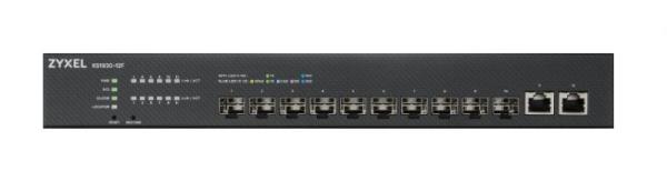Xs1930-12f, 10-port 10g smart managed fiber switch, 2 multi-gigabit ports