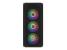 Carcasa fury shobo sh4f mid tower rgb negru, tempered glass, sloturi expansiune 7, drive bays: 2x3.5" 2x2.5", ventilatoare suportate: 8 (spate: 1x120mm, fata: 3x120mm sau 3x140mm, sus: 2x120mm sau 1x140mm, jos: 2x120mm), ventilatoare incluse: 4 (4x120mm),
