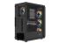 Carcasa fury shobo sh4f mid tower rgb negru, tempered glass, sloturi expansiune 7, drive bays: 2x3.5" 2x2.5", ventilatoare suportate: 8 (spate: 1x120mm, fata: 3x120mm sau 3x140mm, sus: 2x120mm sau 1x140mm, jos: 2x120mm), ventilatoare incluse: 4 (4x120mm),