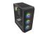 Carcasa fury shobo sh4f mid tower rgb negru, tempered glass, sloturi expansiune 7, drive bays: 2x3.5" 2x2.5", ventilatoare suportate: 8 (spate: 1x120mm, fata: 3x120mm sau 3x140mm, sus: 2x120mm sau 1x140mm, jos: 2x120mm), ventilatoare incluse: 4 (4x120mm),