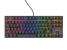 Tastatura gaming mecanica cu fir genesis thor 303 tkl, iluminare rgb, switch linear, switch model outemu peach silent, numar taste 87, 11 butoane multimedia, lungime cablu 1.8m, dimensiuni 355 x 136 x 36 mm, negru