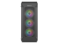 Carcasa genesis irid 505 v2 mid tower argb negru, tempered glass, sloturi expansiune 8, drive bays: 2x3.5" 7x2.5", ventilatoare suportate: 6 (spate: 1x120mm, fata: 3x120mm sau 2x140mm, sus: 2x120mm sau 2x140mm), ventilatoare incluse: 4 (4x120mm oxal argb)