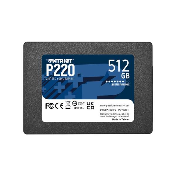 Pt ssd 512gb sata-iii 2.5 p220s512g25