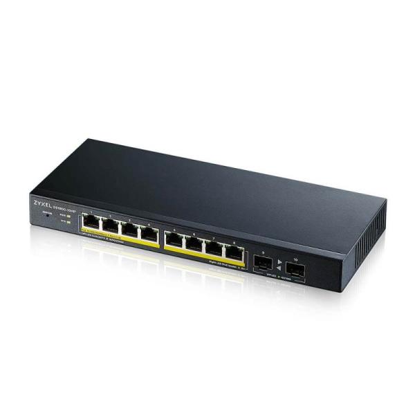 Zyxel gs1900-10hp gbe poe switch l2