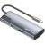 Hub usbc 3.0 tellur, porturi 1 x hdmi, 3 x usb 3.0, 1 x usb-c, dimensiuni 42 x 112.5 x 16.5 mm, gri