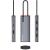 Hub usbc 3.0 tellur, porturi 1 x hdmi, 3 x usb 3.0, 1 x usb-c, dimensiuni 42 x 112.5 x 16.5 mm, gri