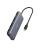 Hub 555 usb-c 8 in 1anker, 1 x port de intrare usb-c power delivery 100w, 1 x port de date usb-c 10gbps, 2 x porturi de date usb-a, 1 x hdmi 4k@60hz port ethernet 1 gbps, gri