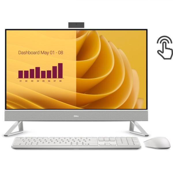 Dell all-in-one ec27250, 27-inch fhd 1920 x 1080 touch, intel core7-150u, 16gb ram, 1tb ssd, nvidia geforce mx570a, windows 11 pro