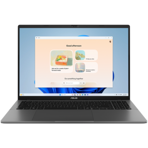 Laptop asus vivobook s16, m3607ha-rp007, 16.0-inch, wuxga (1920 x 1200) 16:10 aspect ratio, amd ryzen™ 7 260 processor 3.8ghz (24mb cache, up to 5.1 ghz, 8 cores, 16 threads); amd xdna™ npu up to 16tops, amd radeon™ graphics, 1x ddr5 so-dimm slot, 1x m.2 