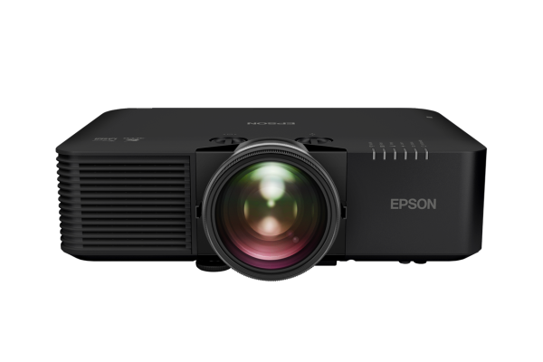 Projector epson eb-l695se, tehnologie 3lcd, 6000 lumeni, rezolutie: wuxga, 4k enhancement, aspect: 16:10, contrast: 5000000:1, sursa lumina: laser, durata de viata sursa lumina: 20.000h, 30.000h eco, 1.07 miliarde culori, dimensiune ecran proiectie: 100"-