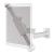Stand tableta si barkan t72, 7" - 14"/ 18-36 cm, greutate maxima 5.6kg, distanta maxima fata de perete 11.5"/ 29 cm., culoare: alb.