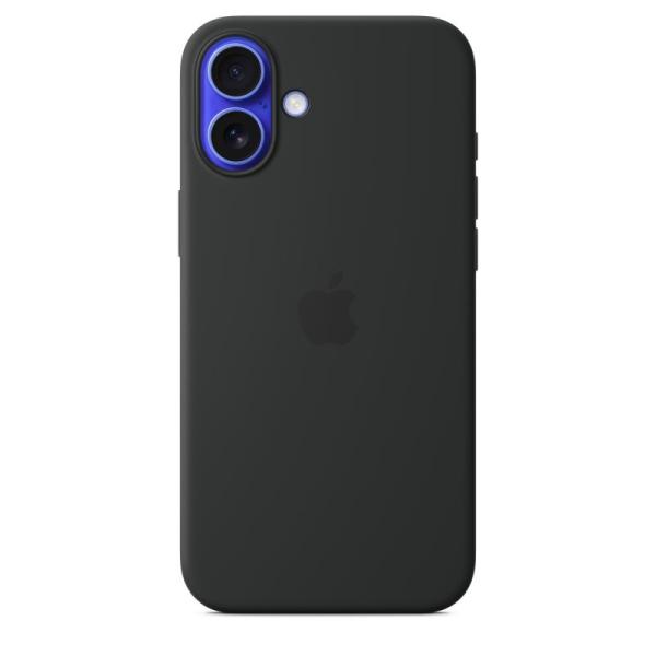 Iphone 16 plus silicone case with magsafe - black