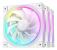 Ventilatoare deepcool fl12-3in1 120mm alb, cfm 55, presiune 2.82 mmaq, viteza de rotatie 500-2150 rpm +/- 10%