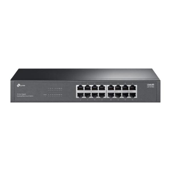 "litewave 16-port gigabit switch port: 16× gigabit rj45 ports spec: 1u 13-inch rack-mountable steel case feature: plug and play"