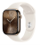 Apple watch series 10 gps + cellular 46mm gold titanium case with starlight sport band - m/l