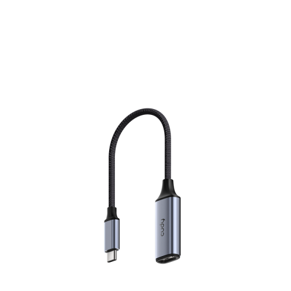 Cudy usb-c to 4k@60hz hdmi adapter, host: usb-c, 1 x hdmi 4k@60hz, aluminum alloy, compatible with macbook, mac pro, mac mini, imac, surface pro, xps, flash drive, mobile hdd