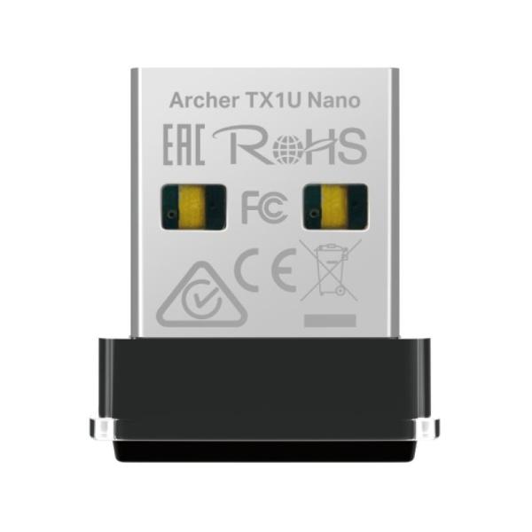 Ax300 nano wi-fi 6 usb adapter speed: 287 mbps at 2.4 ghz spec: internal antennas, usb 2.0 feature: mu-mimo, ofdma