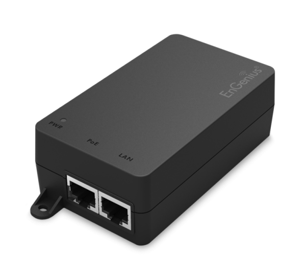 Adaptor poe engenius indoor, 1 port gbe 110~240vac-in proprietary 54v/0.6a-out (pin4-5:54v/pin7-8:return), capacitate 100m