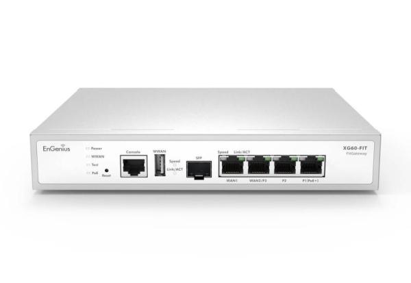 Engenius managed desktop 5-port gateway gateway with 1 x poe+