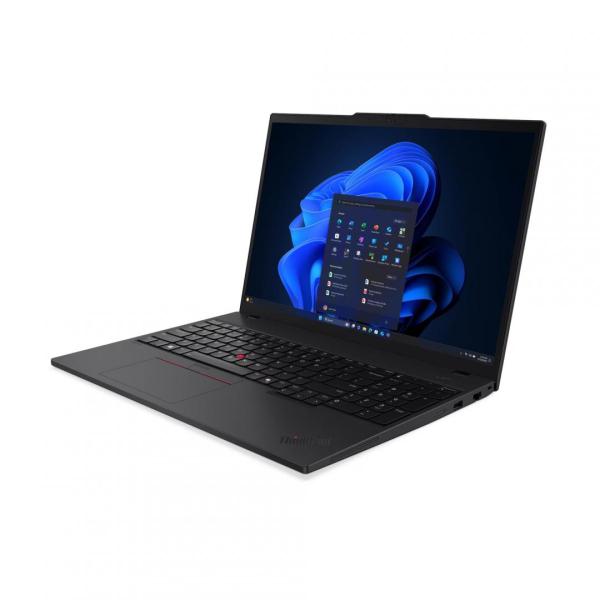 Laptop lenovo thinkpad t16 gen 4 (intel); 16" wuxga (1920x1200) ips 500nits anti-glare, 100% srgb, low power; intel® core ultra 7 255u, 12c (2p + 8e + 2lpe) / 14t, max turbo up to 5.2ghz, 12mb; video integrated intel® graphics; ram 2x 32gb sodimm ddr5-560