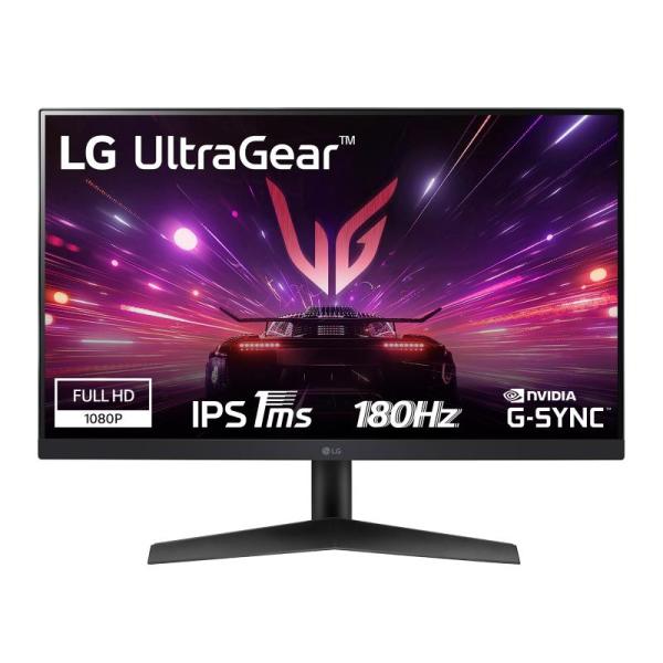Monitor lg 23.8" 24gs60f-b.aeu, diagonal (inch): 23.8, diagonal (cm): 60, aspect ratio: 16:9, panel: ips, resolution: 1920x1080, refresh rate: 180hz, response time gtg: 1ms, brightness (max): 300 cd/m², contrast (static) : 1000:1, viewing angle: 178/178, 