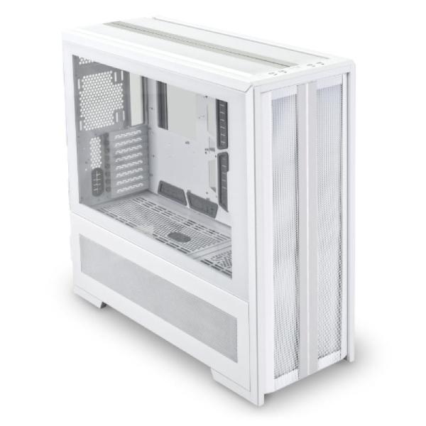 Carcasa lian li v3000 plus ggf edition full tower alb, tempered glass, sloturi expansiune 8 (8+3 cu sistem dual), drive bays: 8x3.5" 8x2.5", ventilatoare suportate in mod standard: 16 (spate: 1x120mm sau 1x140mm, fata: 4x120mm sau 3x140mm, sus: 4x120mm sa