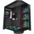 Carcasa aqirys titan mid tower argb negru, tempered glass, sloturi expansiune 7, drive bays: 1x3.5" 2x2.5", ventilatoare suportate: 10 (spate: 1x120mm, lateral: 3x120mm, sus: 3x120mm, jos: 3x120mm), ventilatoare incluse: 7 (spate: 1x120mm, lateral: 3x120m